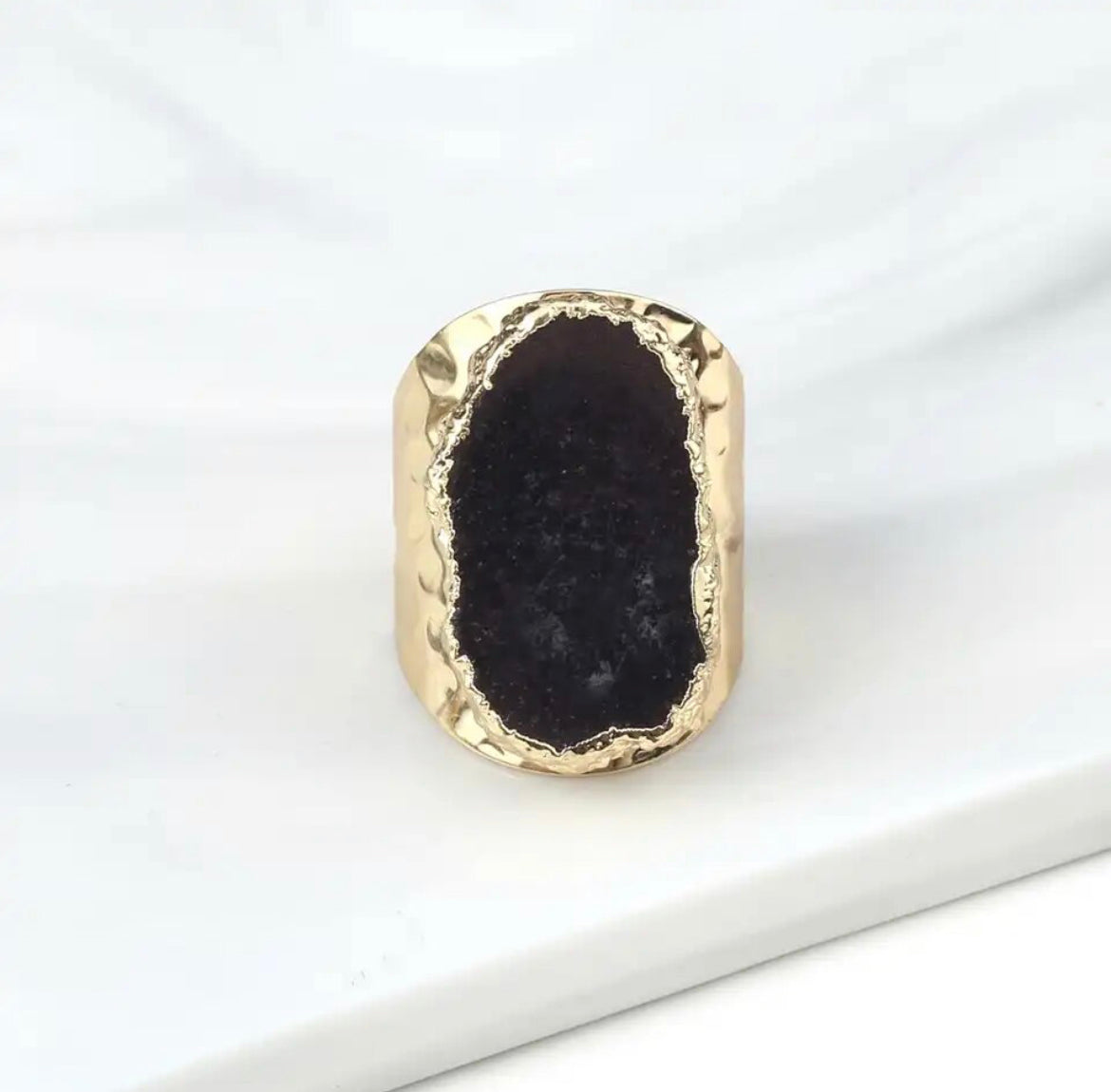 Druzy Agate Chunky Rings