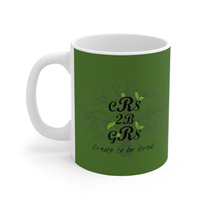 Create to be Great Mug green