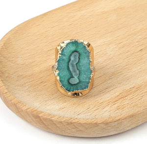 Druzy Agate Chunky Rings