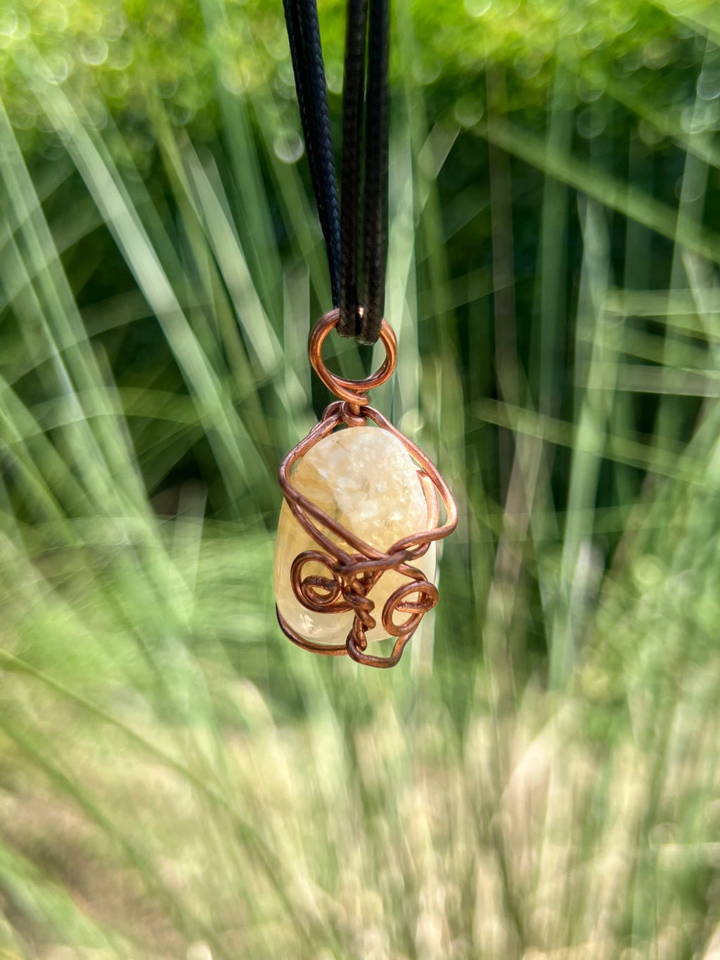 Copper Wrapped- Citrine