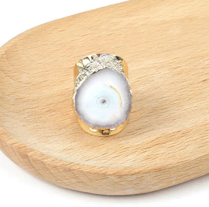 Druzy Agate Chunky Rings
