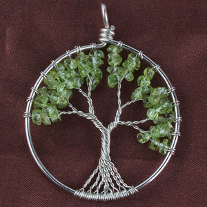 Tree of Life Crystal Pendant |Manifestation Tools