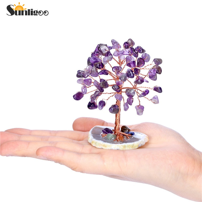 Manifest Money Trees | Mini Crystal Trees