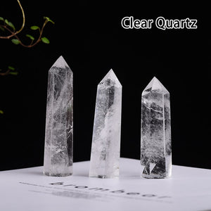 Natural Crystal Point Towers