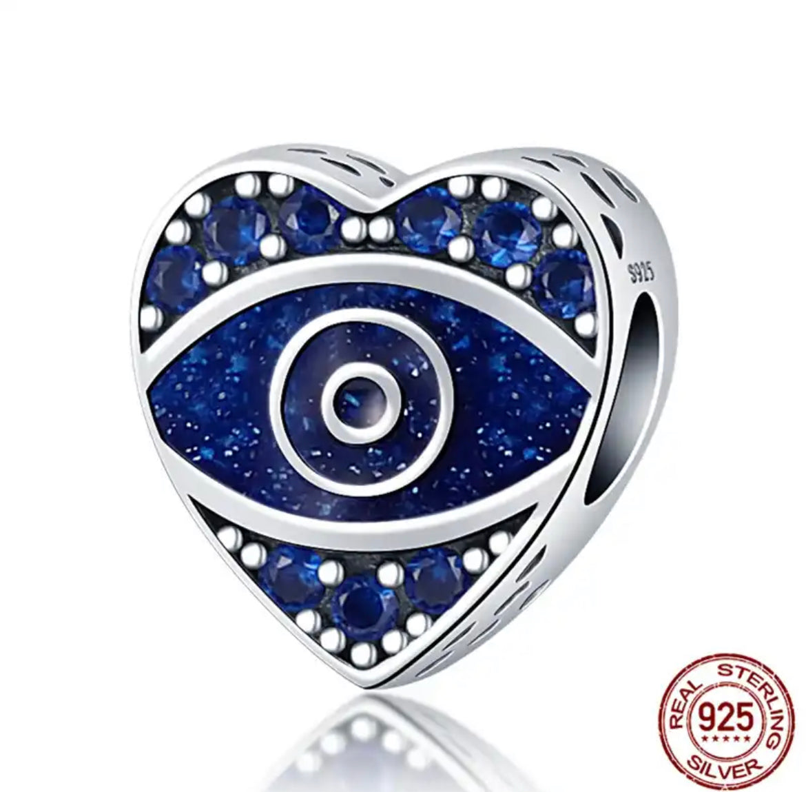 Evil Eye Charm Bracelet-Sterling Silver 925