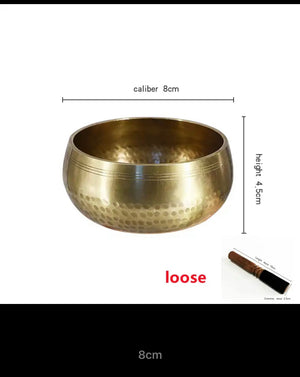 Brass Singing Bowl -handmade Tibet Nepal