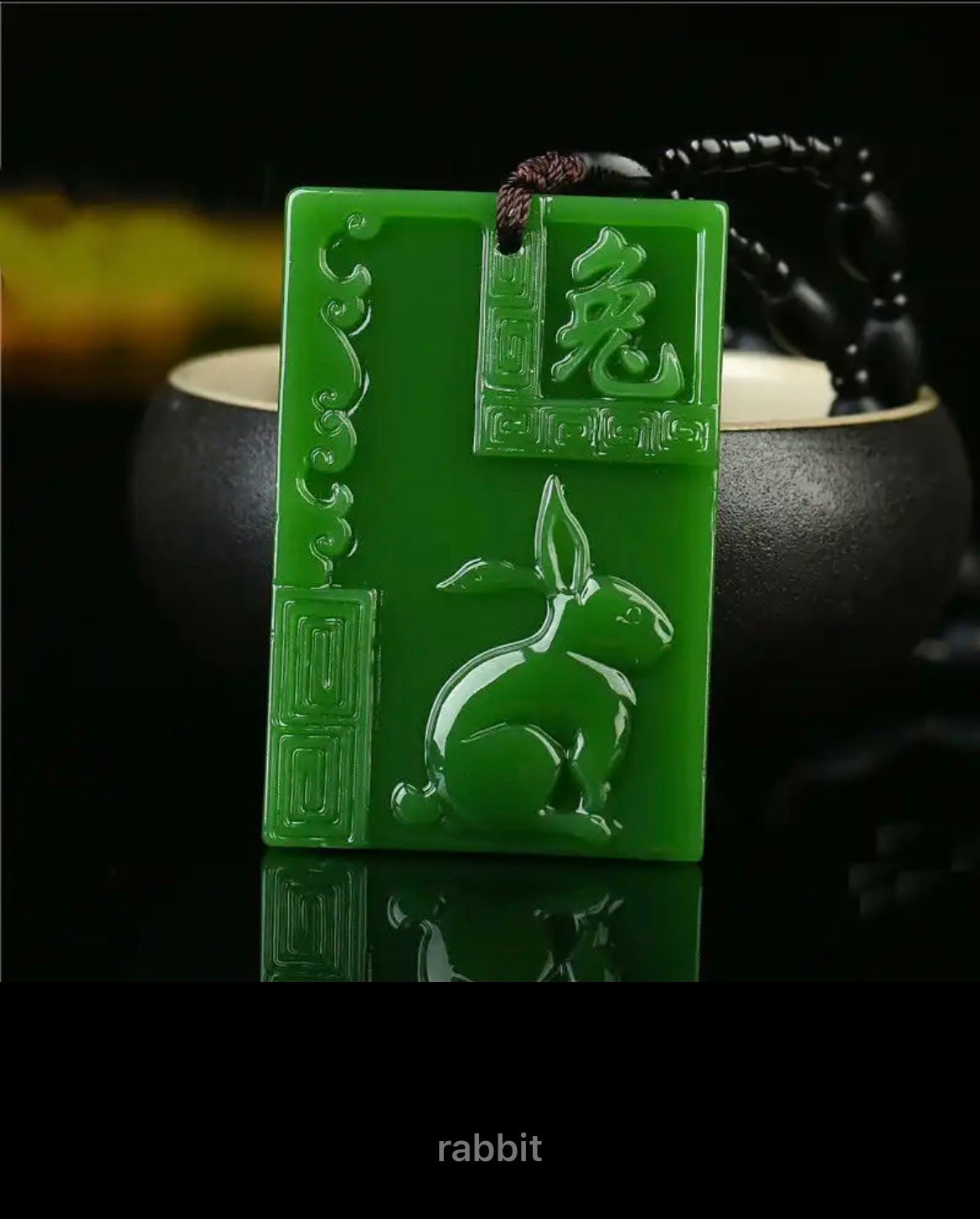 Jade Chinese Zodiac Pendant Necklaces