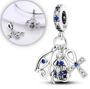 Evil Eye Charm Bracelet-Sterling Silver 925