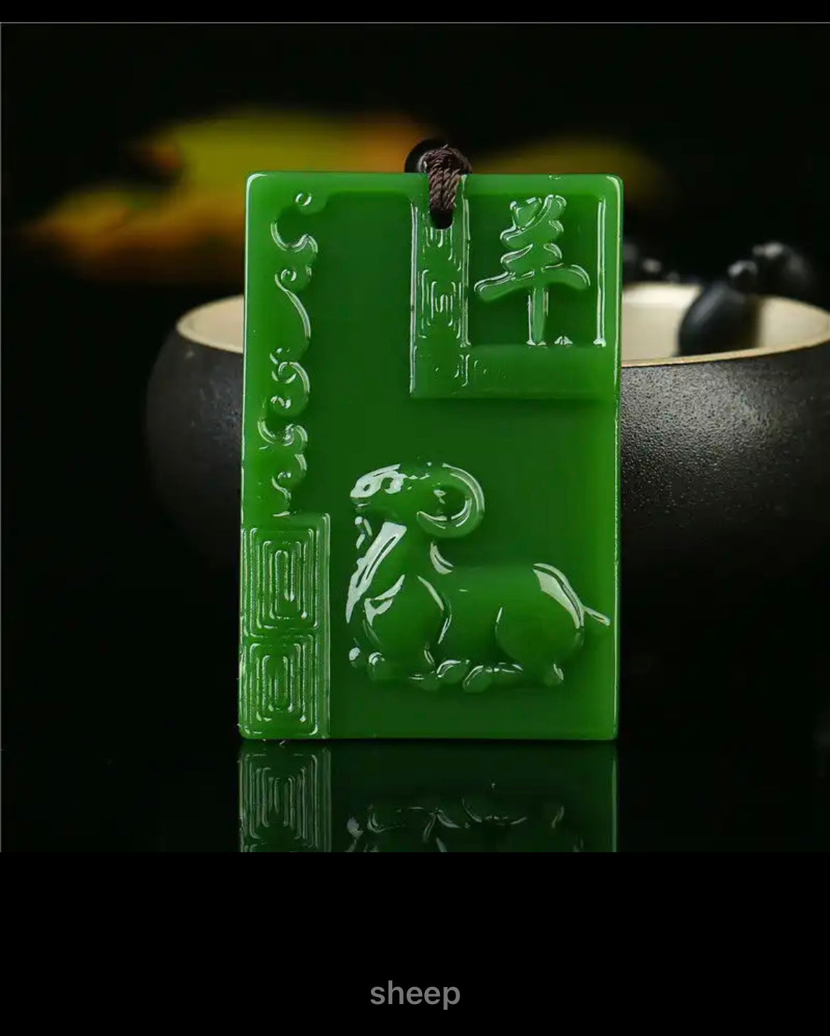 Jade Chinese Zodiac Pendant Necklaces