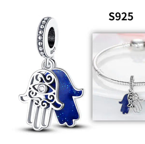 Evil Eye Charm Bracelet-Sterling Silver 925