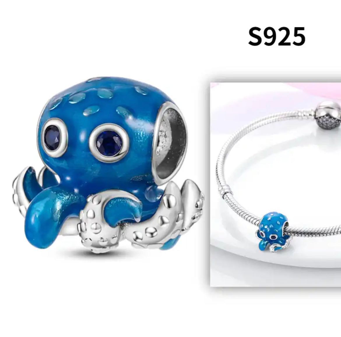 Evil Eye Charm Bracelet-Sterling Silver 925