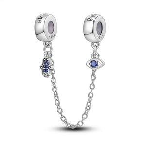 Evil Eye Charm Bracelet-Sterling Silver 925