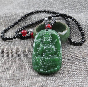 Lucky Jade Pendant Necklaces