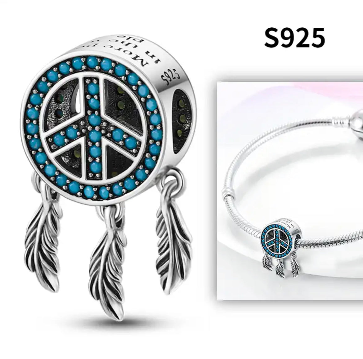 Evil Eye Charm Bracelet-Sterling Silver 925