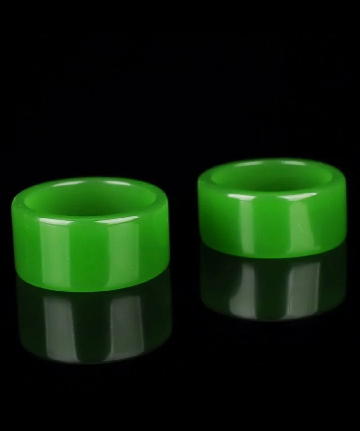 Solid Jade Rings