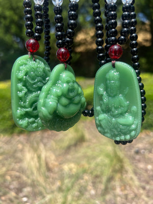 Lucky Jade Pendant Necklaces