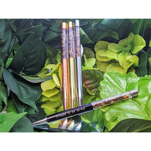 Tiger's Eye Crystal filled Affirmation Wand Pen | Manifestation Tools |