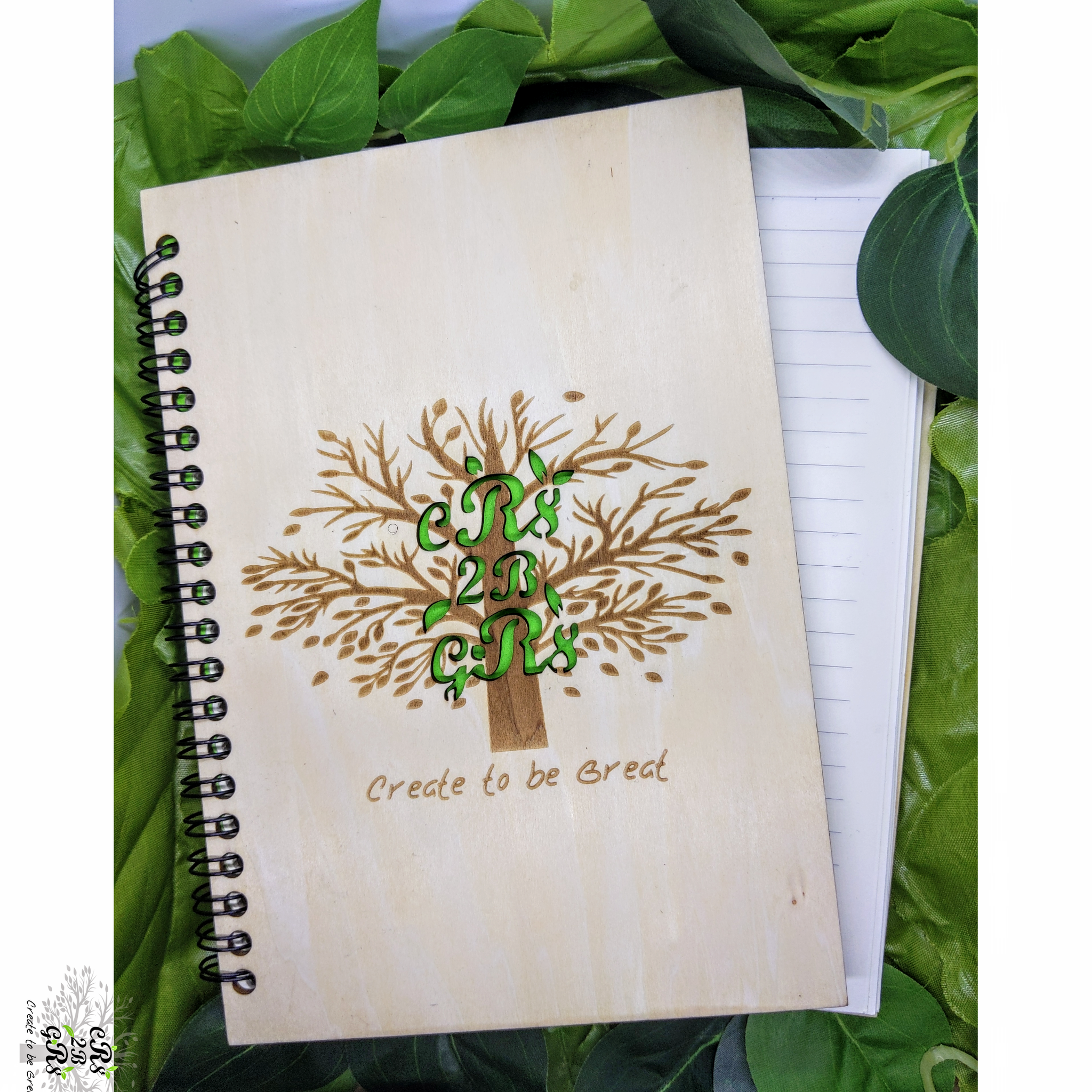 Affirmation positive Empowering Motivational encouraging manifestation law of attraction Notebook, journal, spell book, diary , wooden natural, nature