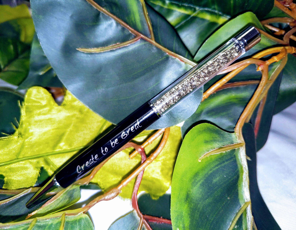 Pyrite filled Affirmation Wand Pen